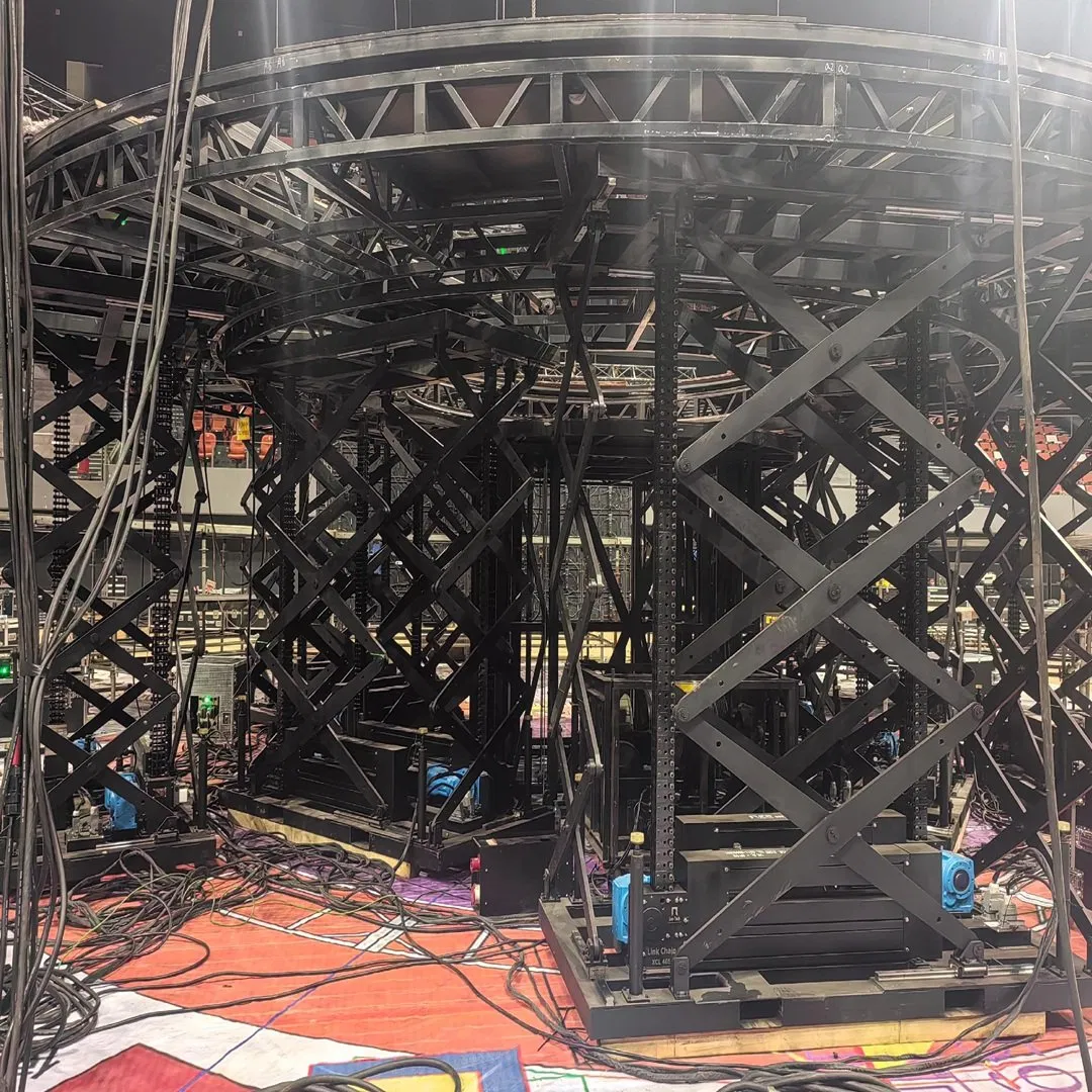 Heavy-Duty Chain-Driven Stage Machinery Elevating System for Events