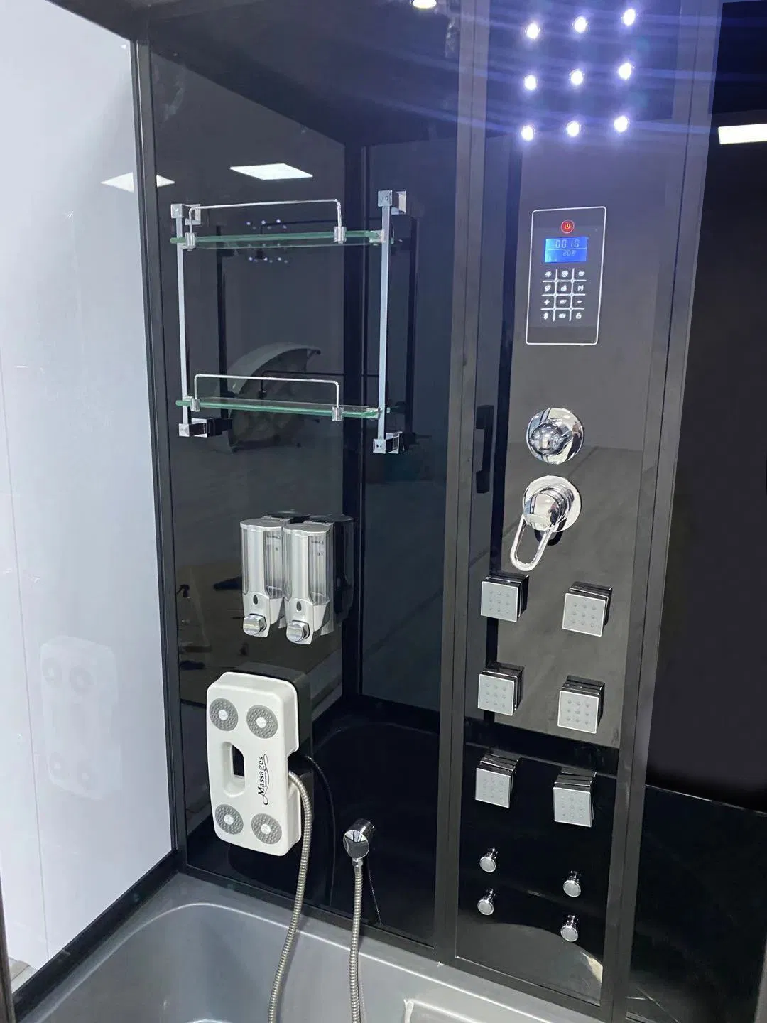 Stylish Shower Cabin Designed for Small Spaces and Maximum Comfort