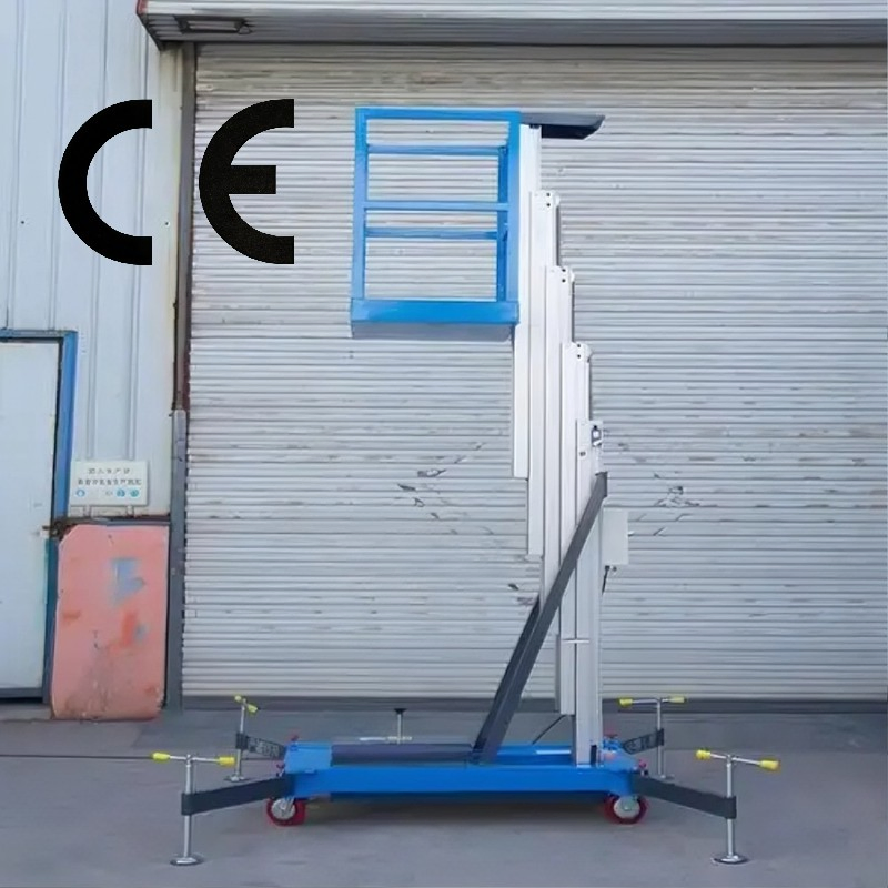 Airport Aluminum Alloy Lift Aerial Work Platform for Aircraft Maintenance