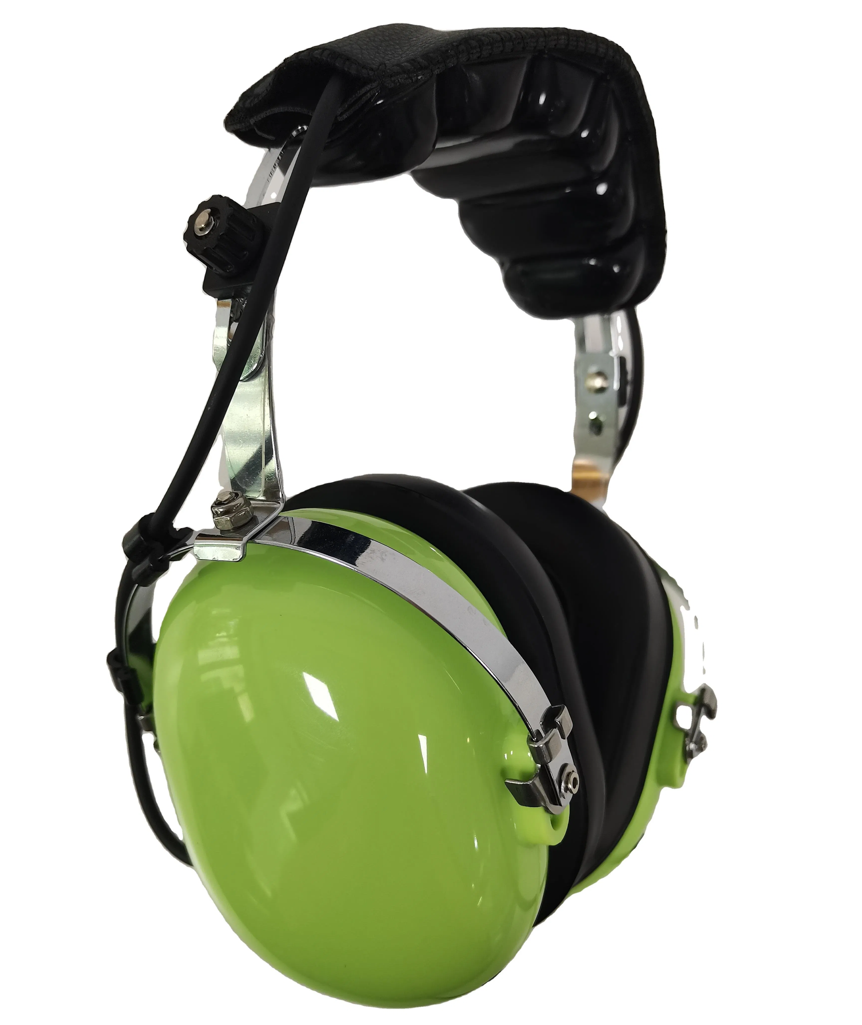 Light-Weight Dynamic Microphone Aviation Headset with 4pin Tp120 Plug