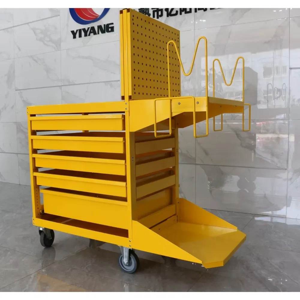 Metal Multi-Functional Aircraft Service and Maintenance Tool Cart