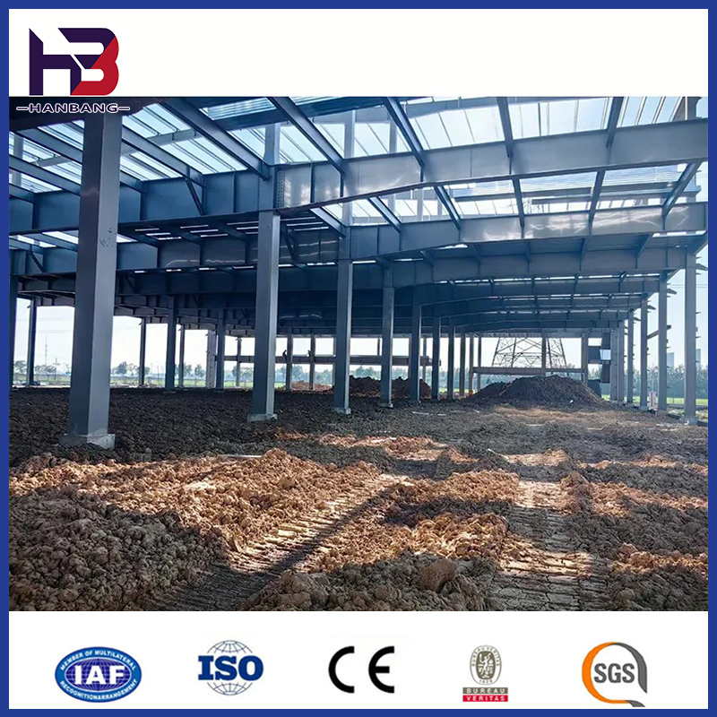 Metal Shed Design Light Prefab Warehouse for Factory Workshop Hangar Shed Construction Industrial Metal Frame Steel Structure Prefabricated Building