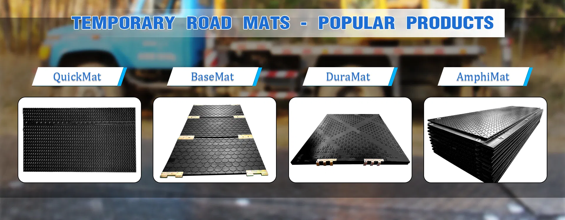 Ground Protection Mat Banner