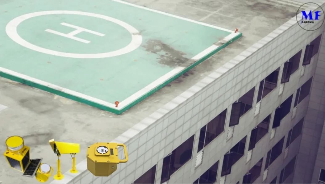 Solar-Powered Portable Airport Helipad Lighting System