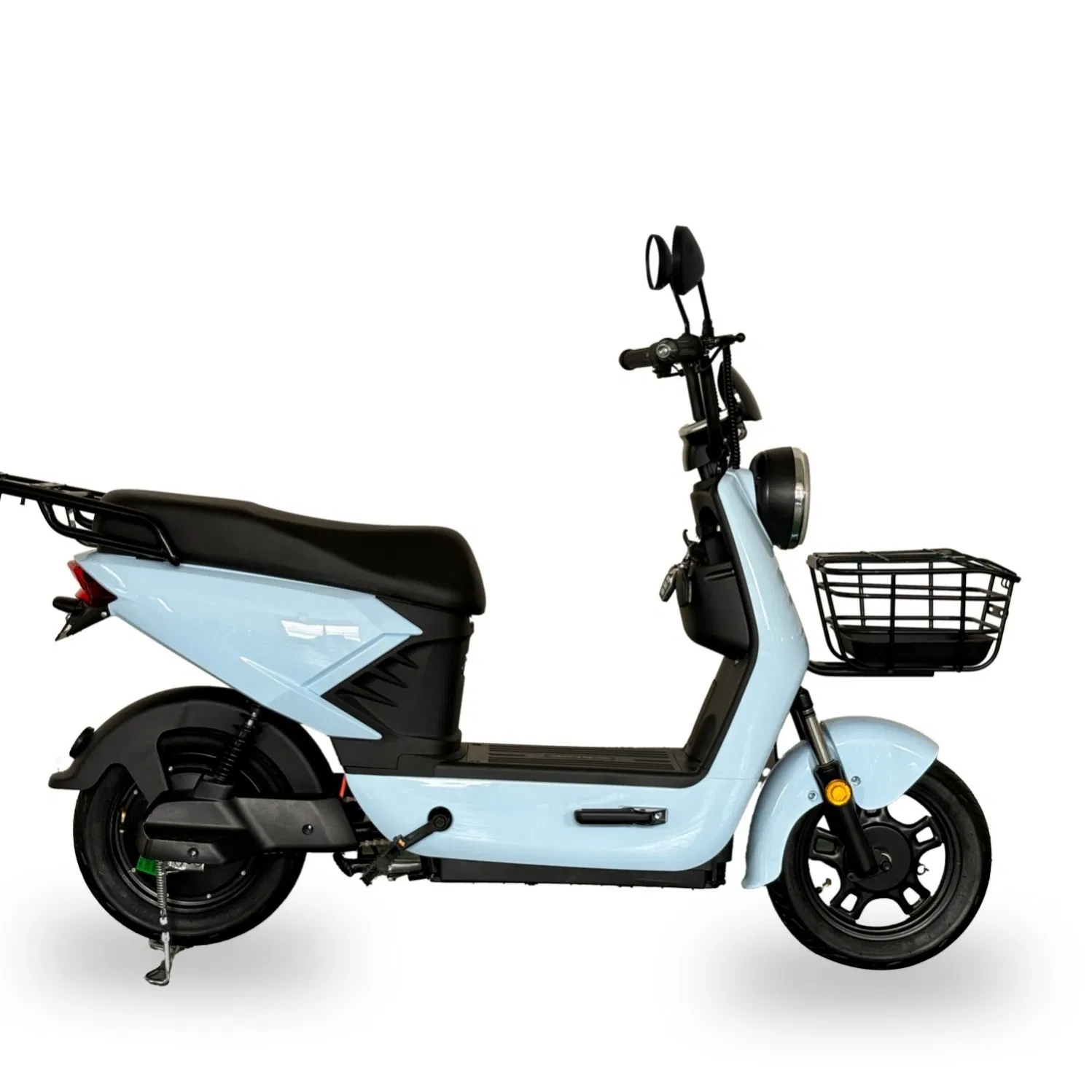 Cold Weather Electric Motorcycle Features Heated Hand Grips and Battery Thermal Management for Winter Operation