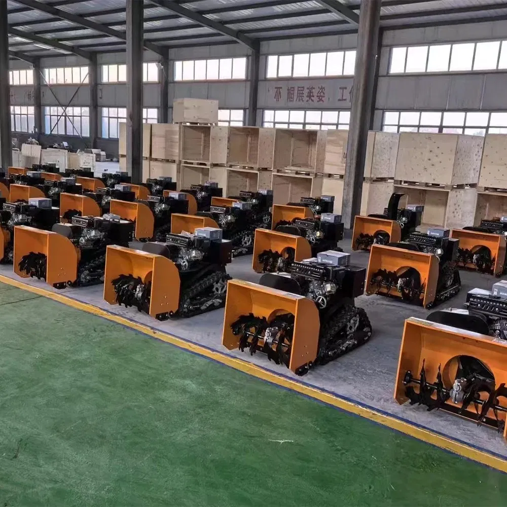 Low Temperature Cold Start Diesel Snow Removal Equipment Remote Control Snow Blower for Extreme Weather Operation