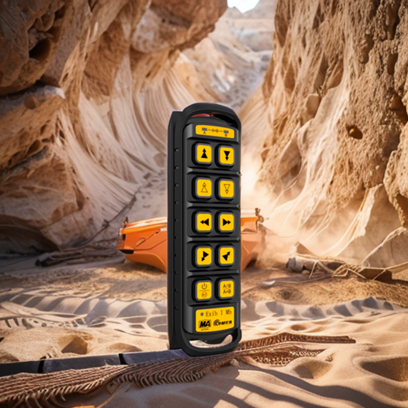 Industrial Mine Remote Control Device with RF Signal and Explosion-Proof