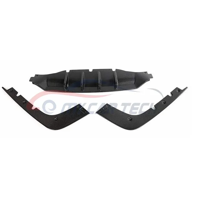 para 2018-2022 KIA Stinger 3-PC Spoiler de Fibra de Carbono