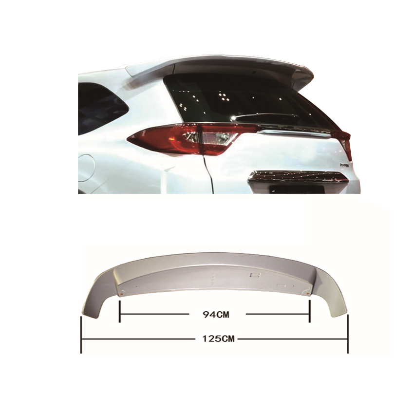 Spoiler de Teto Traseiro em Faixa de Material ABS para Parachoque Traseiro