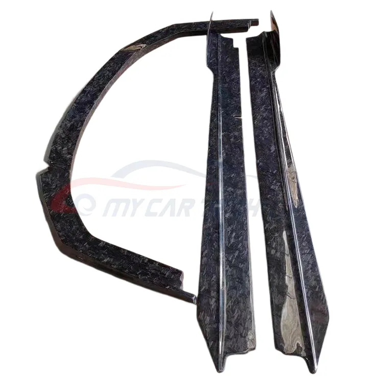 para Lam Borghini Huracan Lp580 Lp610-4 Difusor de Para-choque Frontal em Fibra de Carbono Spoiler Spliter Kit de Carroceria
