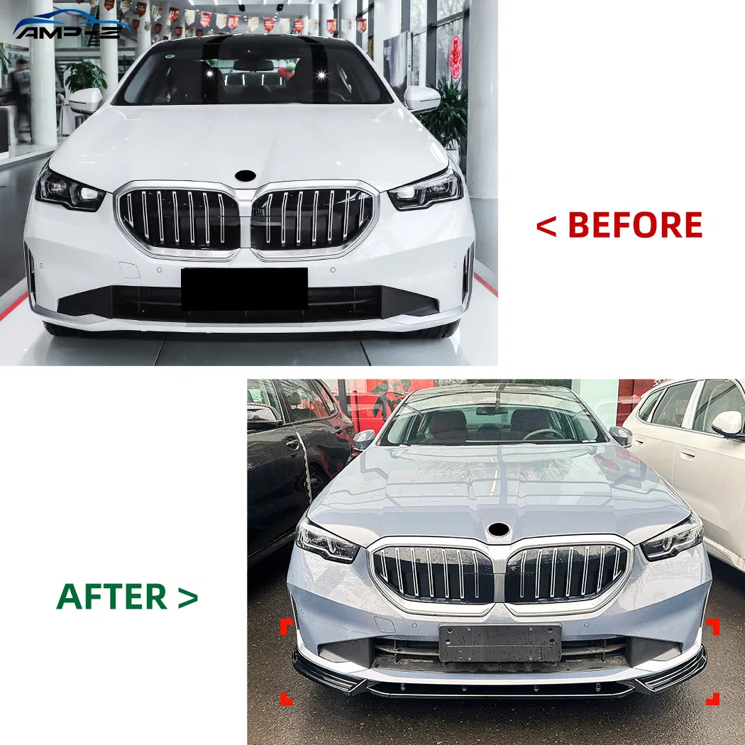 G60 Lábio do Para-choque Frontal Spoiler Frontal para BMW 5 Série G60 G61 2024+ Kit de Carroceria