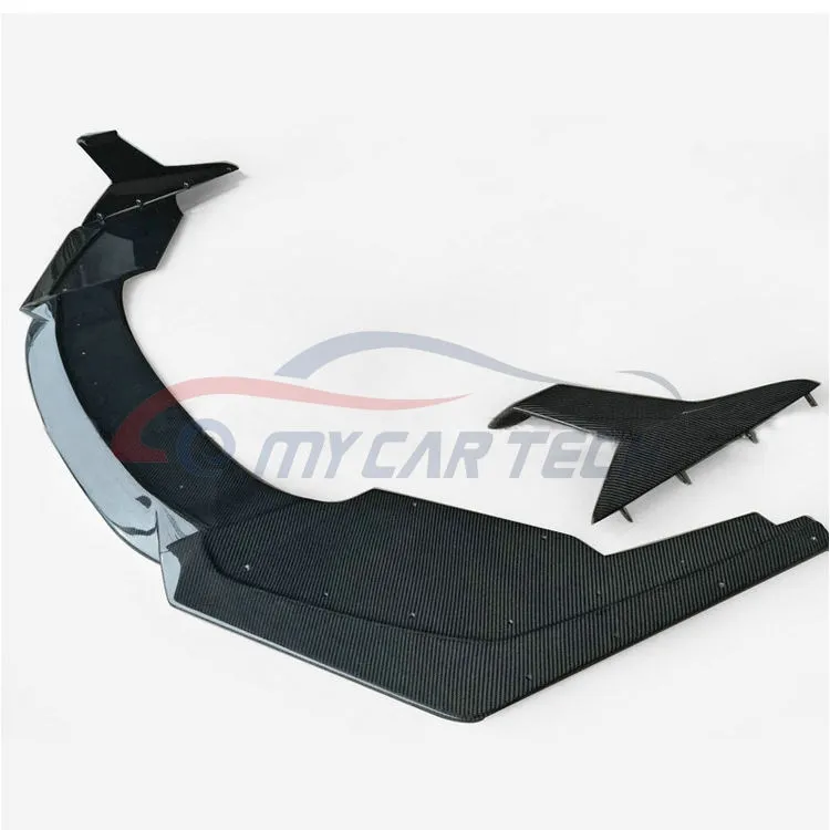 para Lam Borghini Huracan Lp580 Lp610-4 Difusor de Para-choque Frontal em Fibra de Carbono Spoiler Spliter Kit de Carroceria