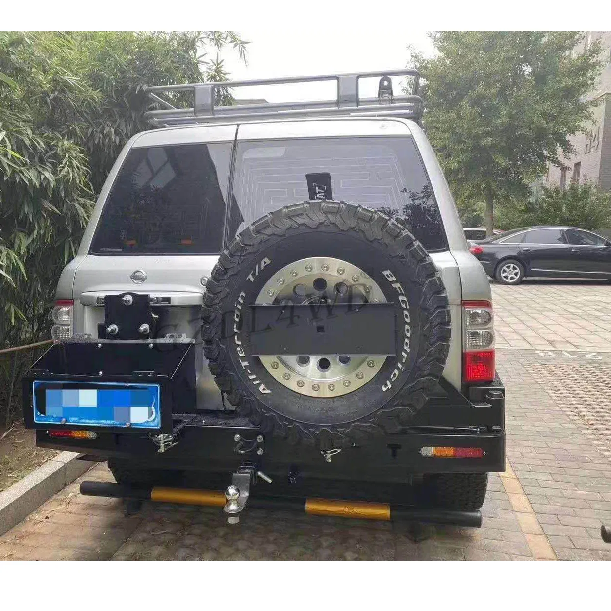 Y61 Para-choque Traseiro Suit Gu Patrol 4X4 Acessórios Offroad Para-choques Atacado