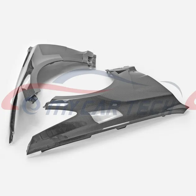 para 2018-2022 KIA Stinger 3-PC Spoiler de Fibra de Carbono