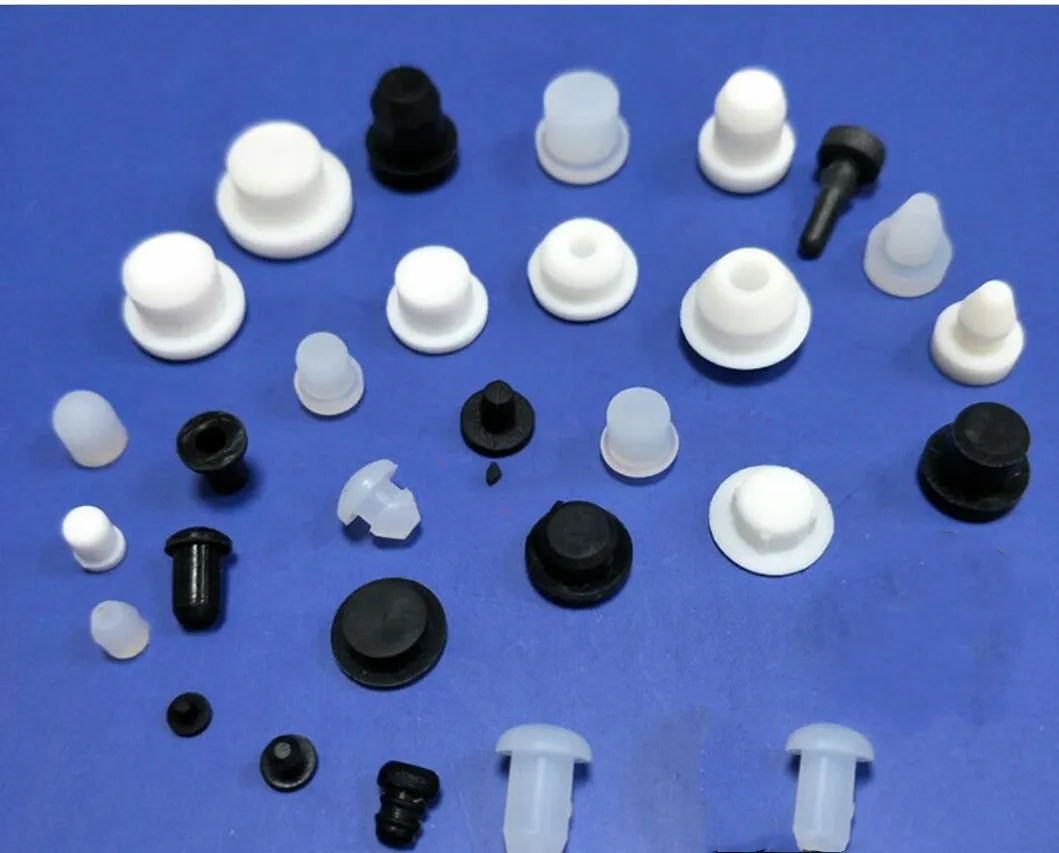 Plug de vedação de buraco em silicone, absorvedor de choque, amortecedor anti-vibração em silicone, bico de empurrar, protetor para antena de carro