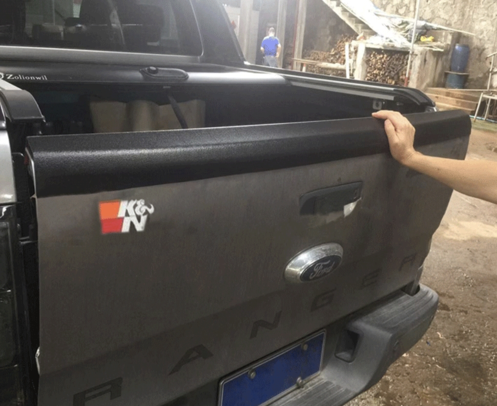 Protetor de Capa de Estribo de Cama de Caminhonete de Plástico para Ranger