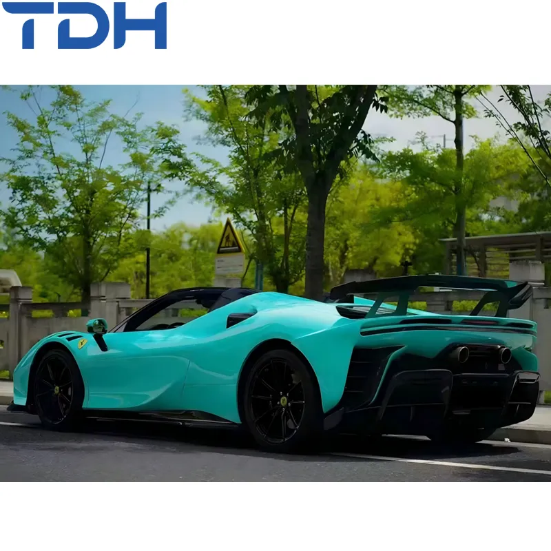 Para-choque de Carbono Seco de Alta Qualidade para Ferrari Sf90 Facelift para Sf90xx Para-choque Frontal Rar Para-choque com Peças de Carbone Fiber