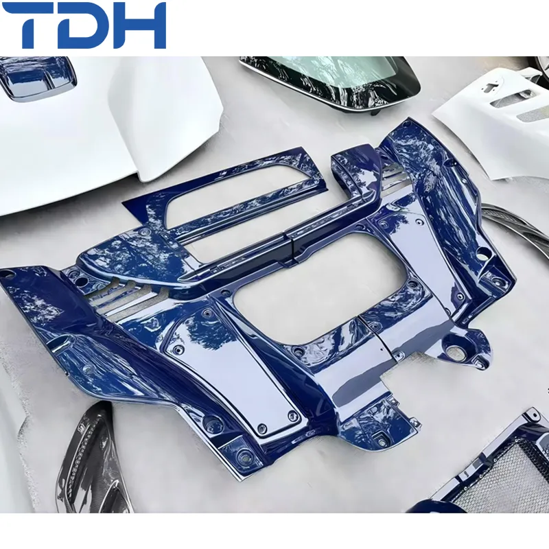 Para-choque de Carbono Seco de Alta Qualidade para Ferrari Sf90 Facelift para Sf90xx Para-choque Frontal Rar Para-choque com Peças de Carbone Fiber