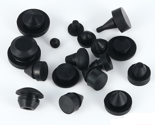 Plug de vedação de buraco em silicone, absorvedor de choque, amortecedor anti-vibração em silicone, bico de empurrar, protetor para antena de carro