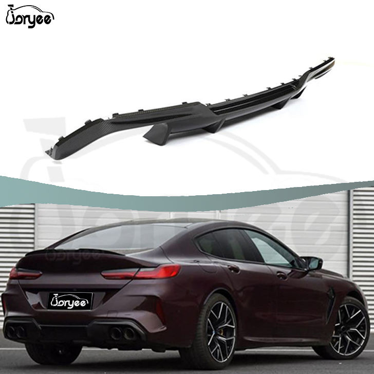 Difusor de Escape Traseiro em Fibra de Carbono para BMW F93 M8 Gran Coupe Sedan2019-2021 Acessório de Peças de Carro Tuning
