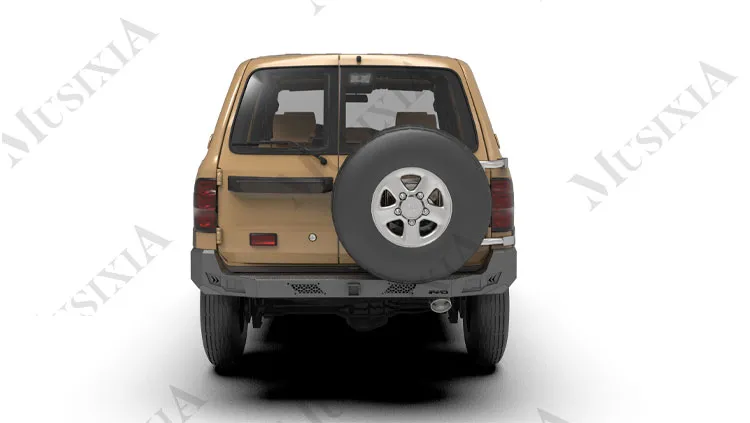 Bumper Traseiro de Aço para Off-Road 4X4 para Toyota Land Cruiser LC100