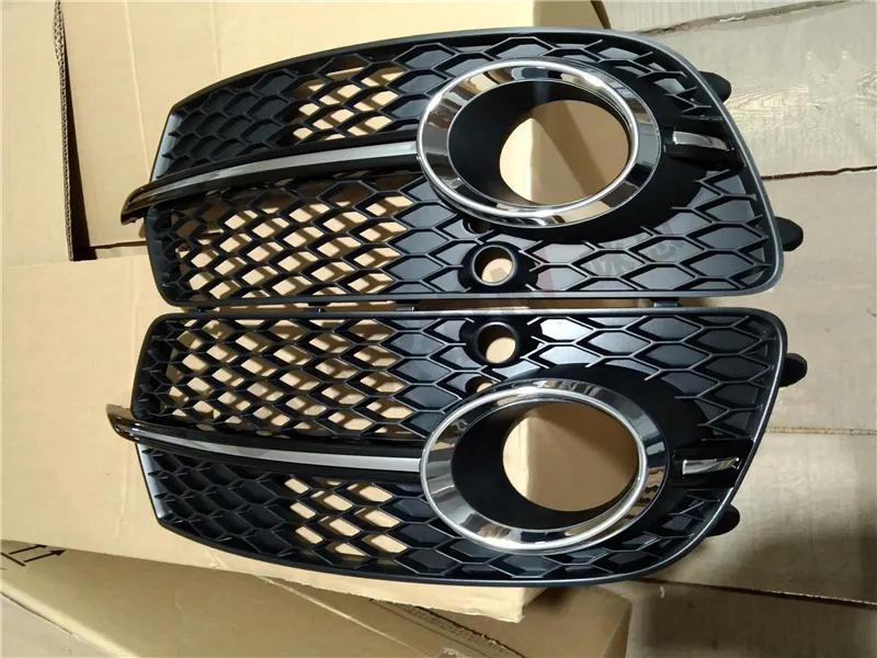 Grade do Para-choque Dianteiro Inferior com Luz de Neblina para Audi Q5 Sline 2013-2017