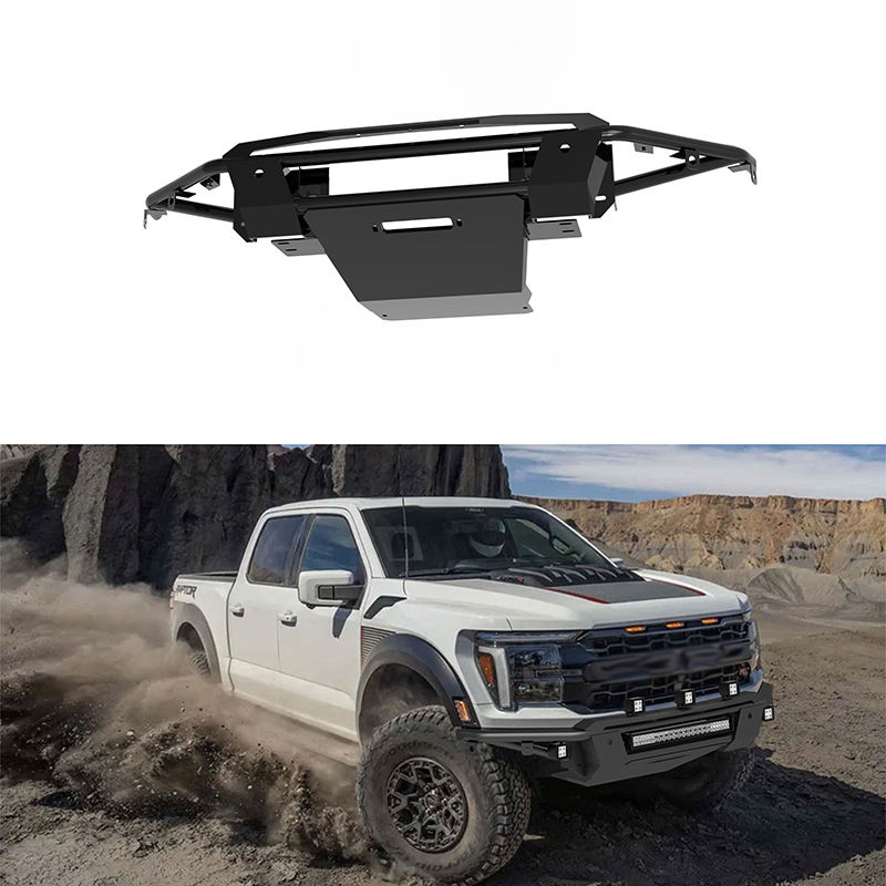 Bumper Frontal de Aço Anticolisão Robusto para Off-Road para Ford Raptor F150