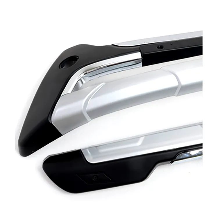 Para-choque Frontal Traseiro de Plástico Preto Prata para Mitsubishi Triton L200 2015-2021