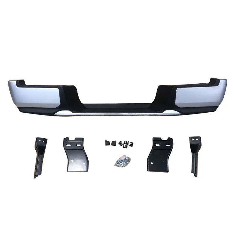 Protetor de Para-choque Traseiro de Plástico ABS Prata para Mitsubishi Triton L200 2019 2020 2021