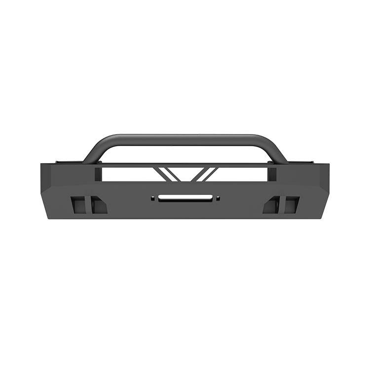 Bumper dianteiro de aço preto off-road para Toyota Tundra 22-24