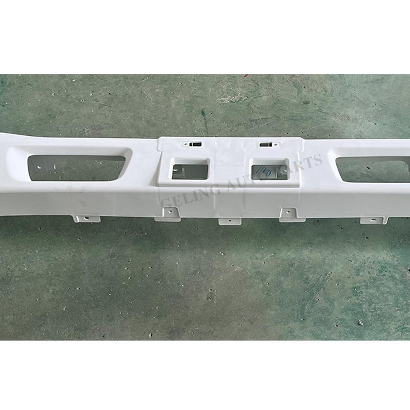 Peças de Carroceria de Caminhão Geling Bumper Frontal Curto Branco para Isuzu 700p Npr Nkr Elf Nqr Nlr Nhr