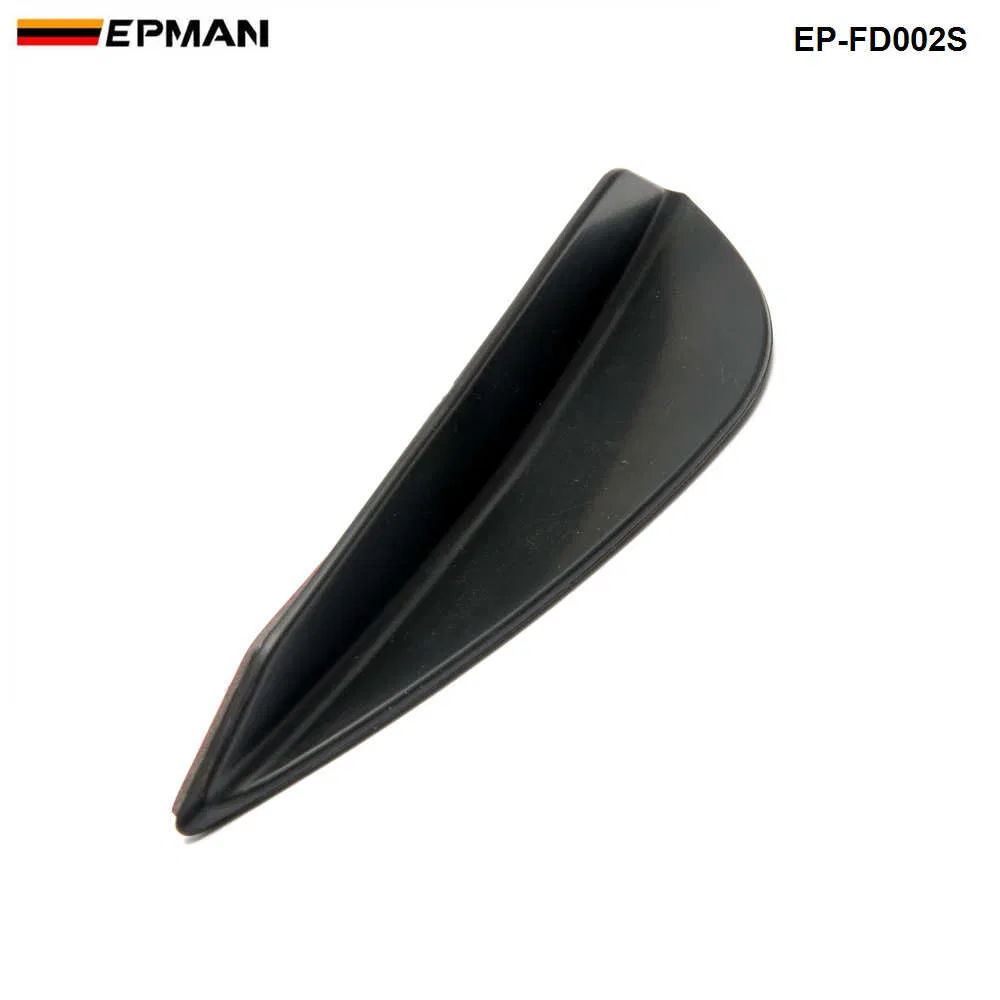 Epman -50sets/Carton 4PCS Spoiler de Corpo com Fins de Divisor de Lábio Frontal em Fibra de Carbono Ep-Fd002s-50t