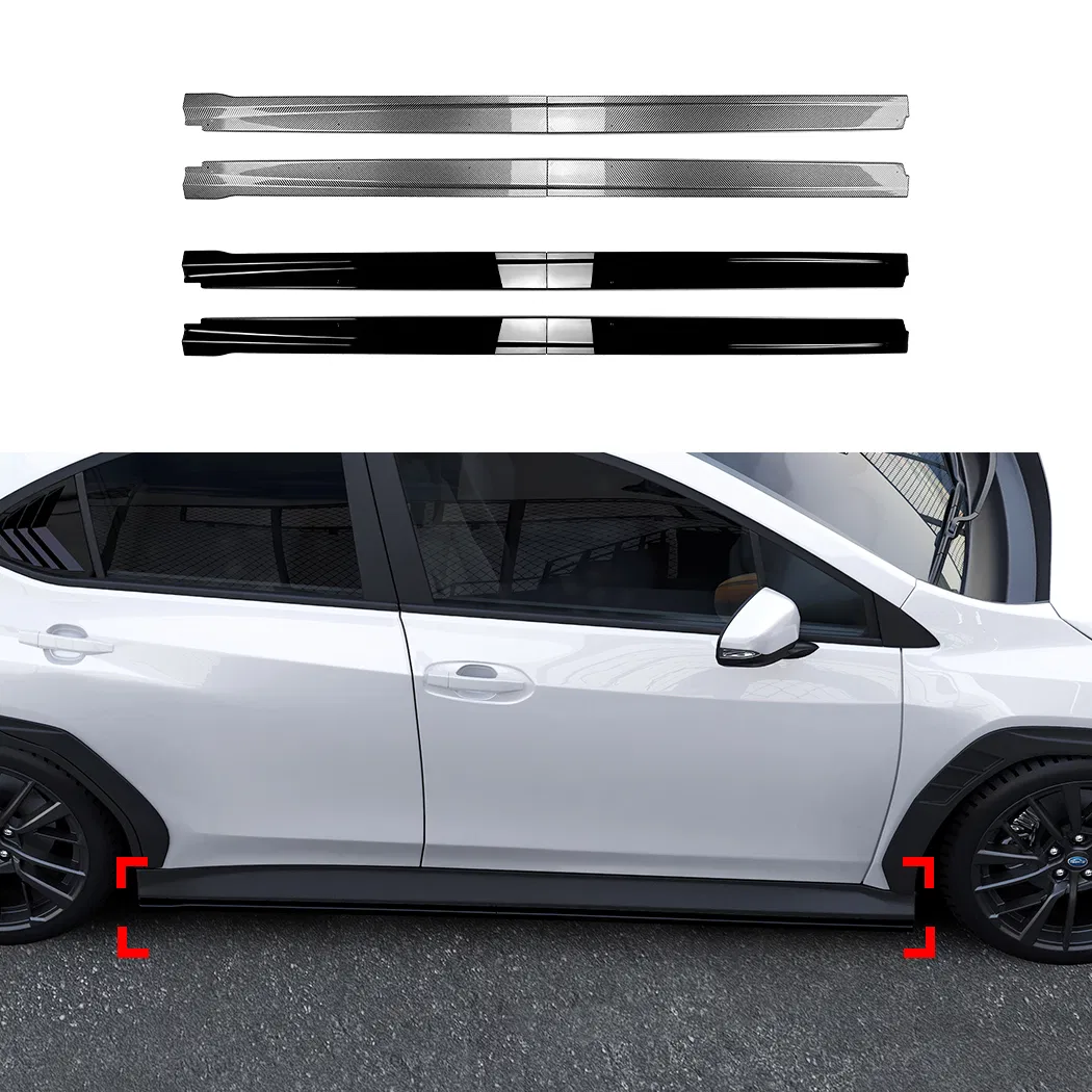 Skirts laterais Wrx Sti, lábio do para-choque dianteiro, spoiler traseiro, difusor traseiro para Subaru Wrx Sti Vb 2020+ Acessórios para carro