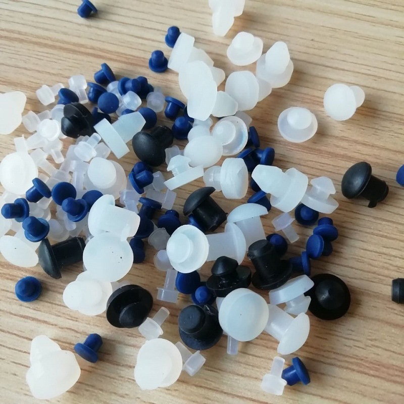 Plug de vedação de buraco em silicone, absorvedor de choque, amortecedor anti-vibração em silicone, bico de empurrar, protetor para antena de carro