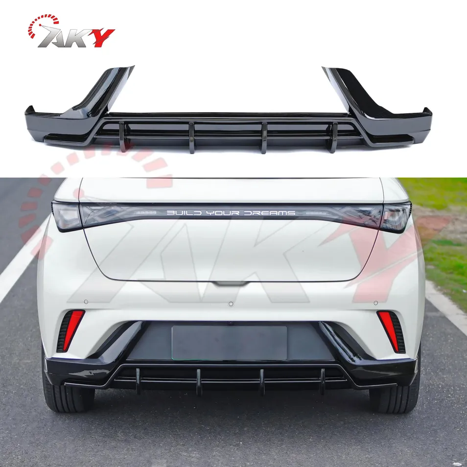Protetor de Para-choque Traseiro com Aleta para Byd Dolphin DC Kit de Carro