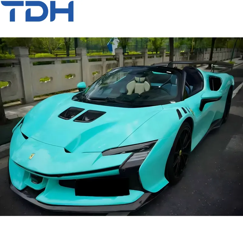 Para-choque de Carbono Seco de Alta Qualidade para Ferrari Sf90 Facelift para Sf90xx Para-choque Frontal Rar Para-choque com Peças de Carbone Fiber
