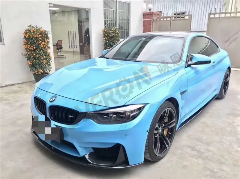 Spoiler de Para-choque Frontal Mad Style com Ângulo de Envoltório para BMW 3 Série F30 F35 2013-2019