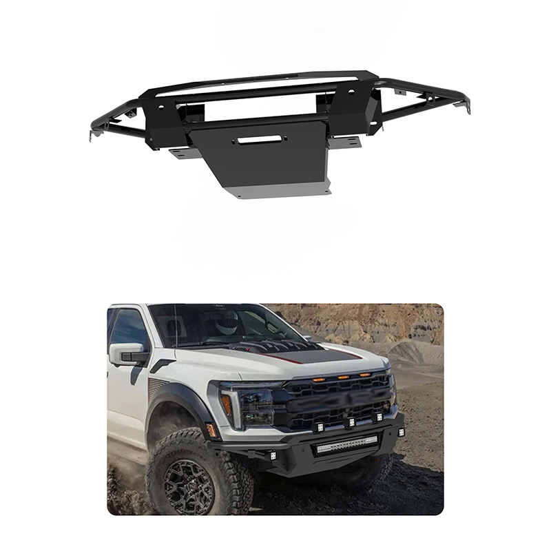 Bumper Frontal de Aço Anticolisão Robusto para Off-Road para Ford Raptor F150