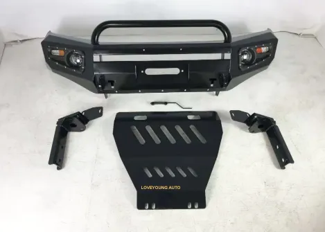 2013 Para-choque Frontal e Traseiro Preto para Navara Np300