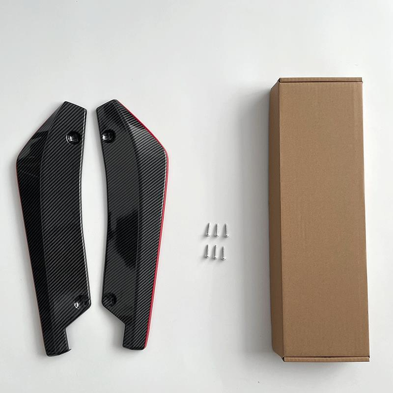 Protetor de Difusor de Para-choque Traseiro com Spoiler de Faixa de Para-choque Frontal e Traseiro Universal