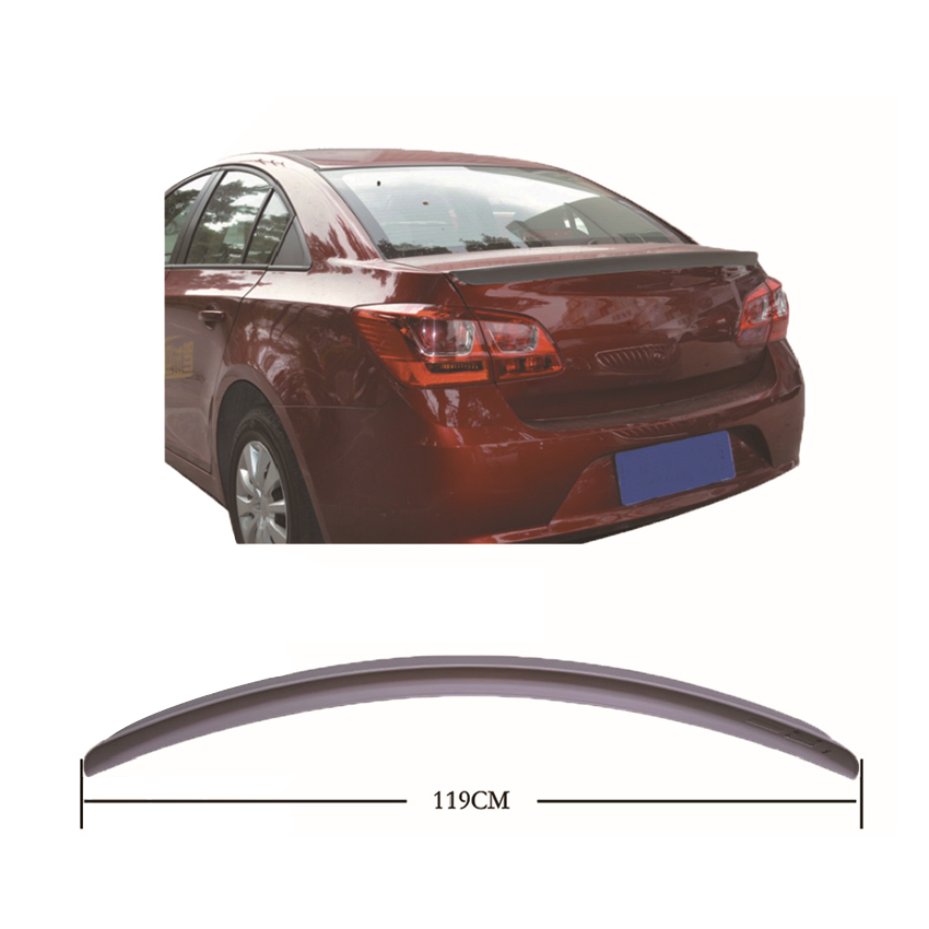 Spoiler de Teto Traseiro em Faixa de Material ABS para Parachoque Traseiro