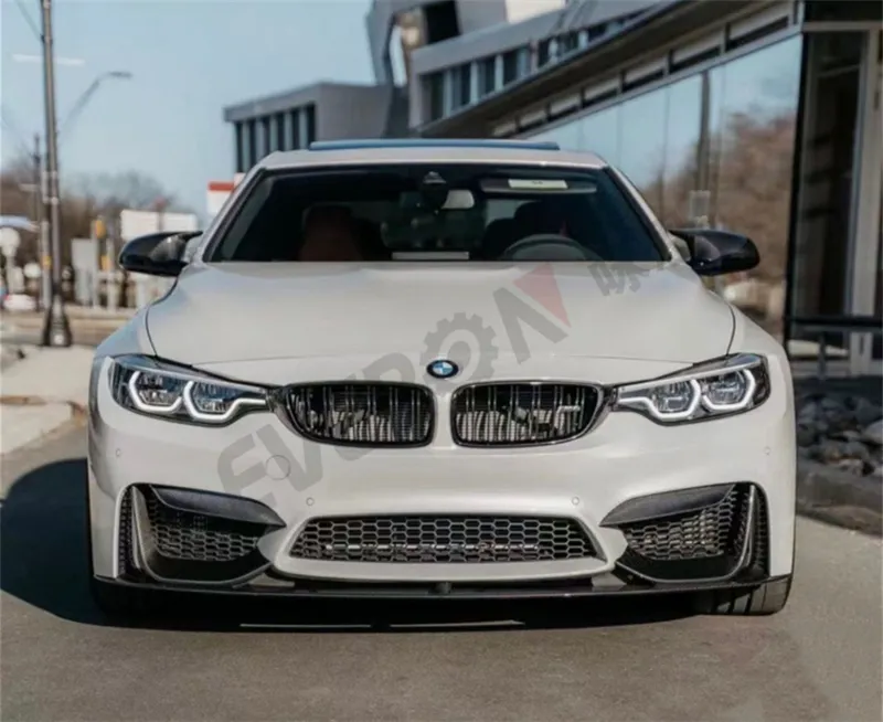 Spoiler de Para-choque Frontal Mad Style com Ângulo de Envoltório para BMW 3 Série F30 F35 2013-2019