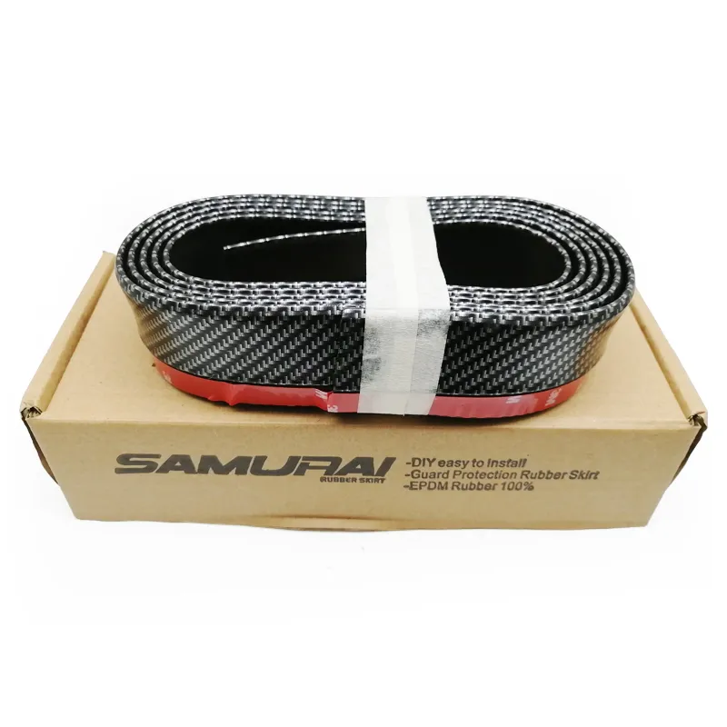 Venda Quente Flexível Protetor de Bumper Samurai de Borracha para Decoração de Borda Frontal para Qualquer Carro