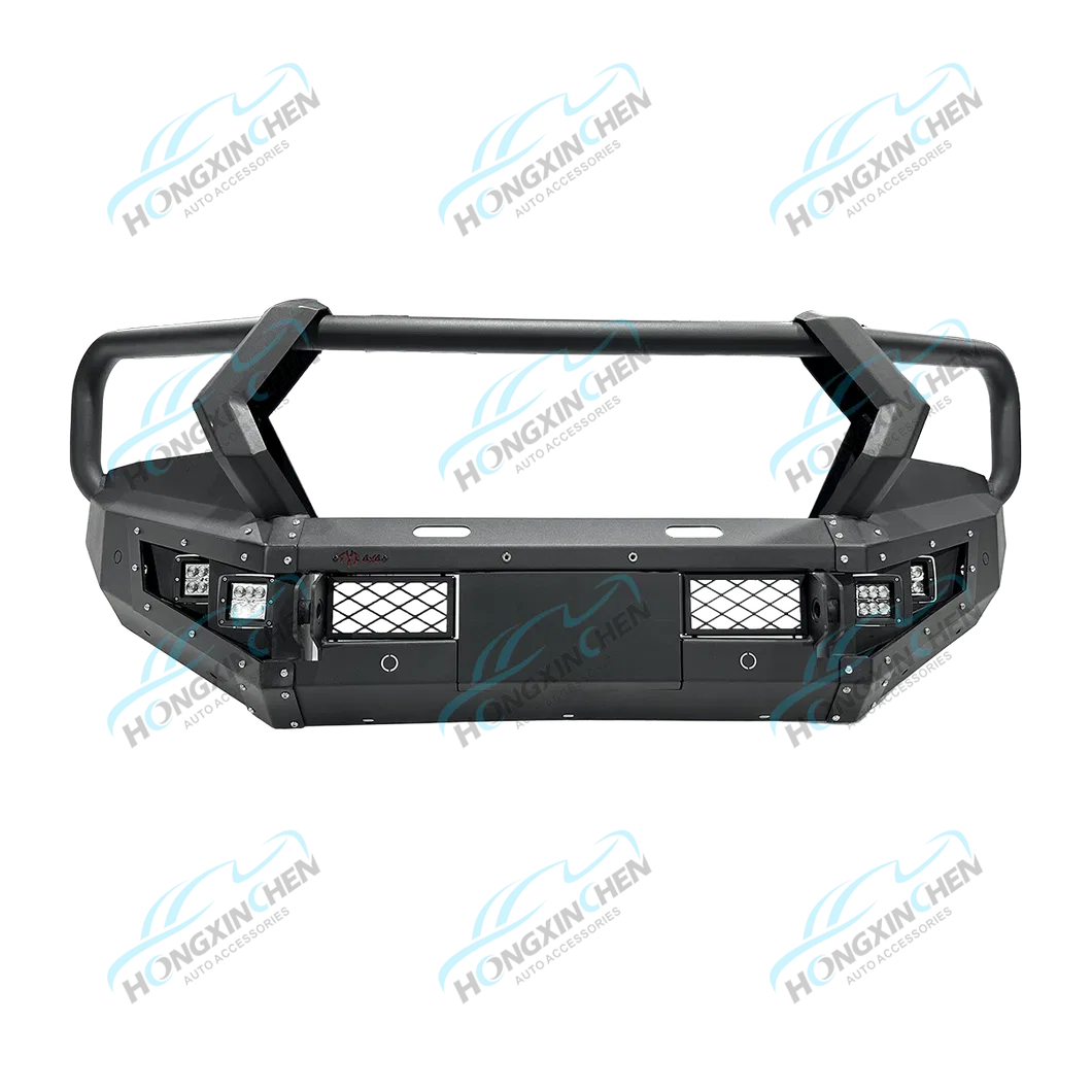Barra Bull de Aço Inoxidável Longa Retangular para Luz LED Frontal para Bumper