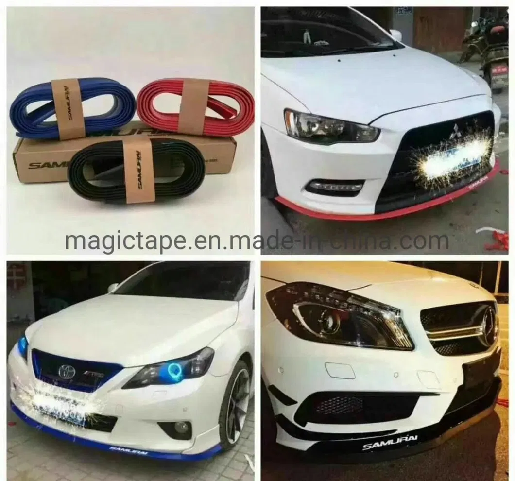 Venda Quente Flexível Protetor de Bumper Samurai de Borracha para Decoração de Borda Frontal para Qualquer Carro