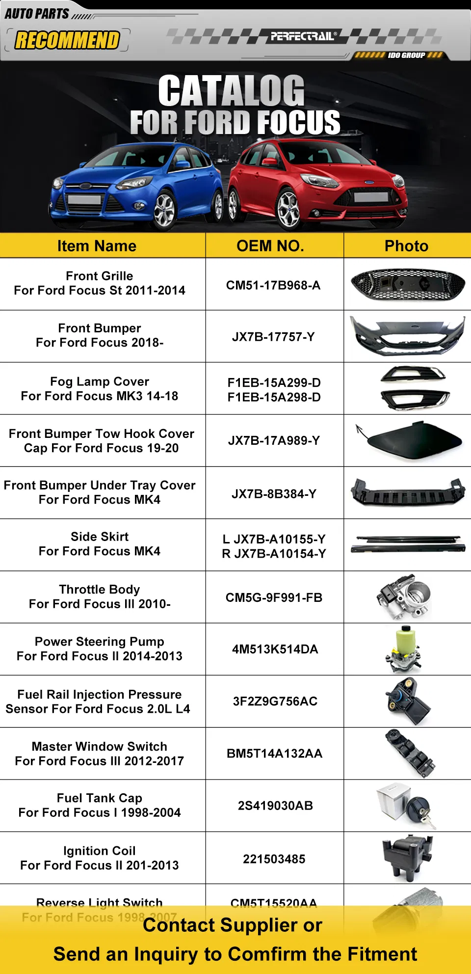 Peças de Carro Carroceria Parachoque Dianteiro Lâmpada de Neblina Moldura de Bezel Capa para Ford Focus MK4