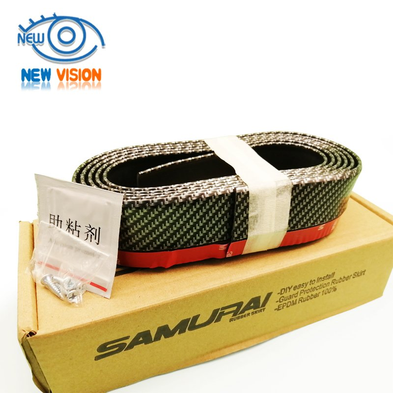 Acessórios para Carro Protetor de Saia de Borracha para Para-choque Dianteiro Universal Samurai