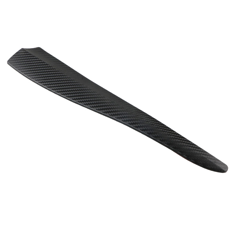 Faixa Anticolisão em Fibra de Carbono Preto Protetor de Borracha para Para-choque Dianteiro Carro Protetor de Porta em PVC