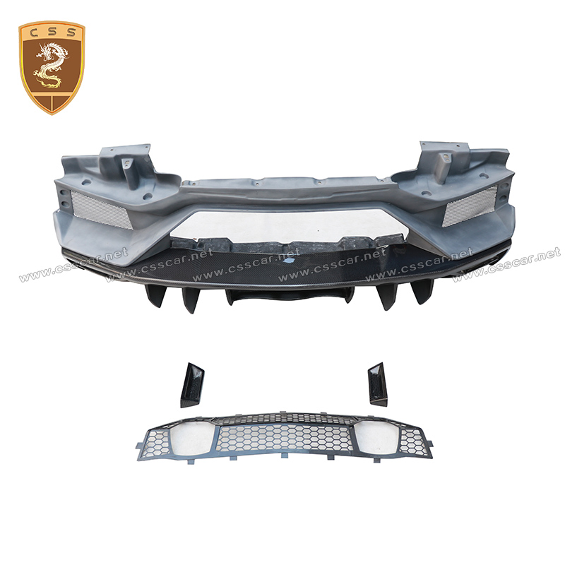 Para-choque Estilo Svj em Fibra de Carbono com Pontas de Escape Kit de Carro Completo para Lamborghini Aventador Cabriolet Lp700 Fornecimento
