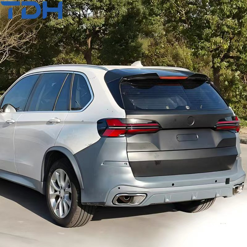 Peça de Carro Modificada Bumper de PP para 2014-2018 BMW X5 F15 Facelift para 2024 G05 Bumper M-Tech Lci com Capô de Alumínio